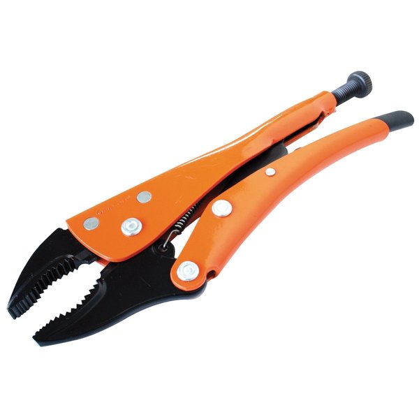Anglo American Tools Grip-On 5" Curved Jaw Plier, Epoxy, GR11 ANGGR11105